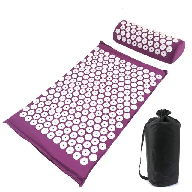Points Massage Mat & Pillow – Natural Anti-Stress Relaxation
