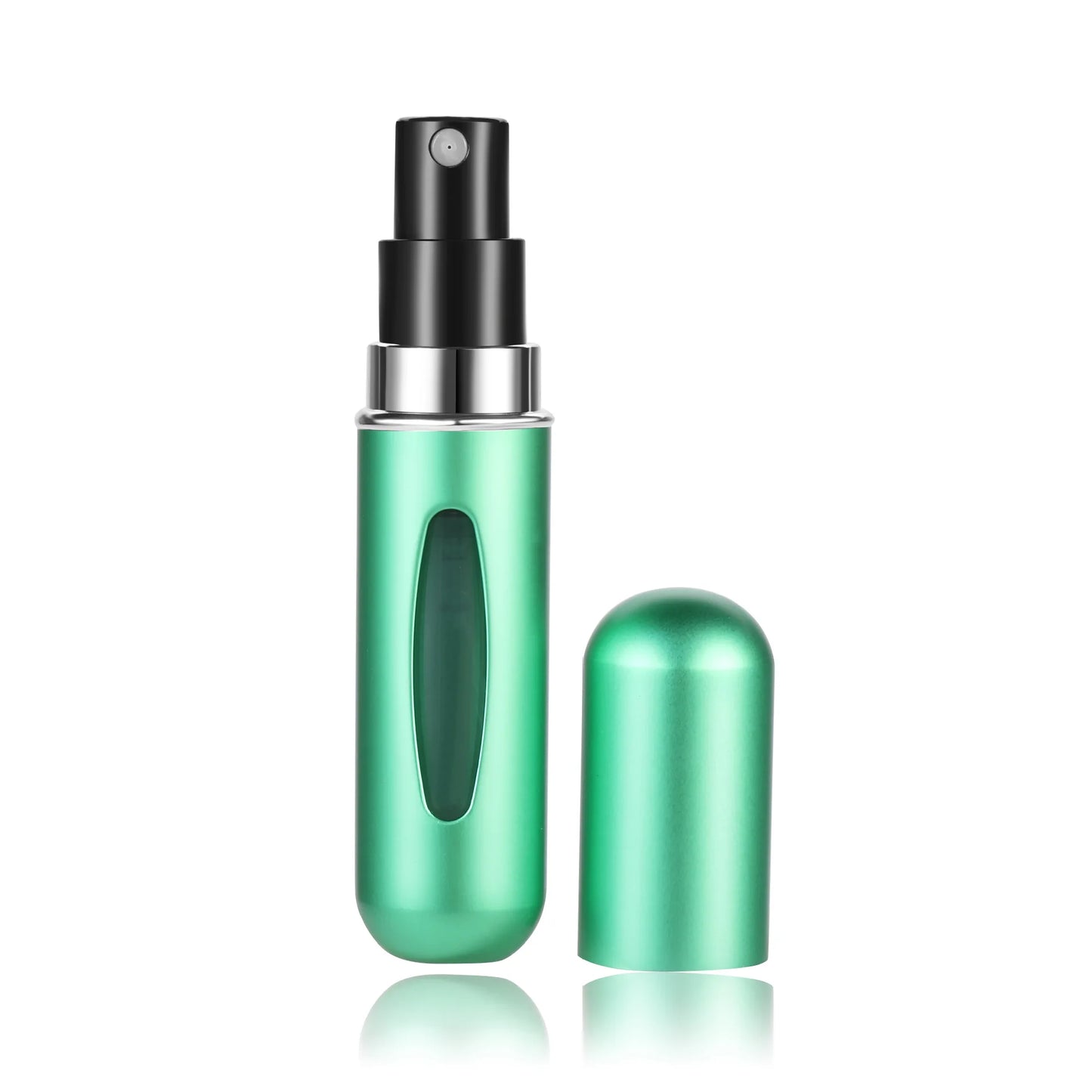 Bottiglia ricaricabile per profumo da 5 ml, mini flacone spray portatile ricaricabile, pompa per profumo, contenitori cosmetici vuoti, atomizzatore per viaggio