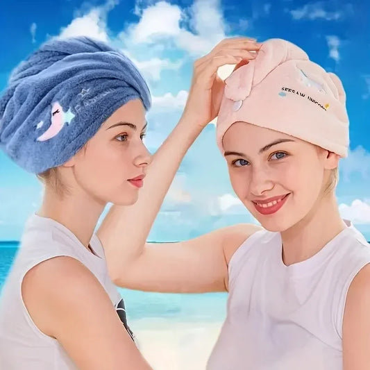 🧖♀️ Asciugamano Asciugacapelli Ultra-Assorbente – Morbidezza & Asciugatura Rapida per Donne