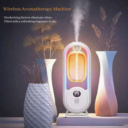 Diffusore di Aromaterapia Digitale 5 in 1 – Umidificatore, Luce d’Ambiente e Benessere