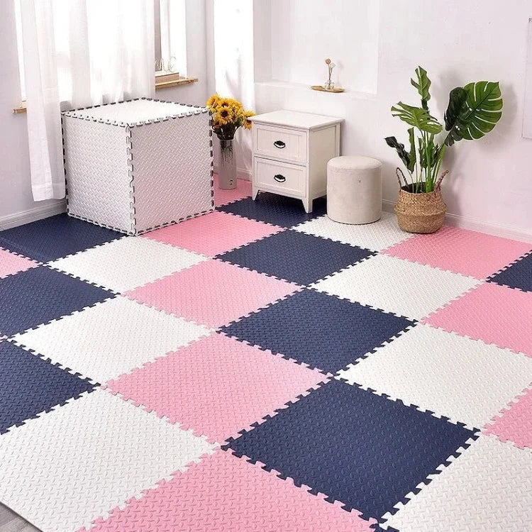 Puzzle de Suelo de Espuma para Bebé – Alfombra de Juego Educativa y Antideslizante (8 a 16 piezas, 30×30×1 cm)