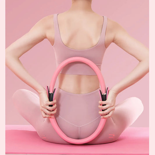 Yoga Pilates Magic Circle Ring for Women – Resistance Ring for Home Workouts, Back Strengthening, Slimming Legs, Postpartum Shaping and Pelvic Floor Muscle Training