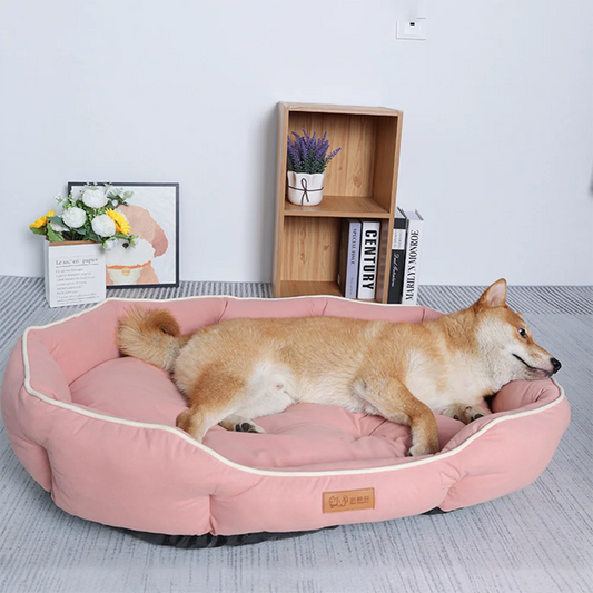 Large Pet Sofa – Cozy Bed for Dogs and Cats, Corduroy, Warm and Washable Cushion