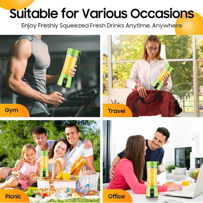 Electric Citrus Juicer & Mini Portable Blender – Multifunction Fruit Extractor for Juices and Smoothies