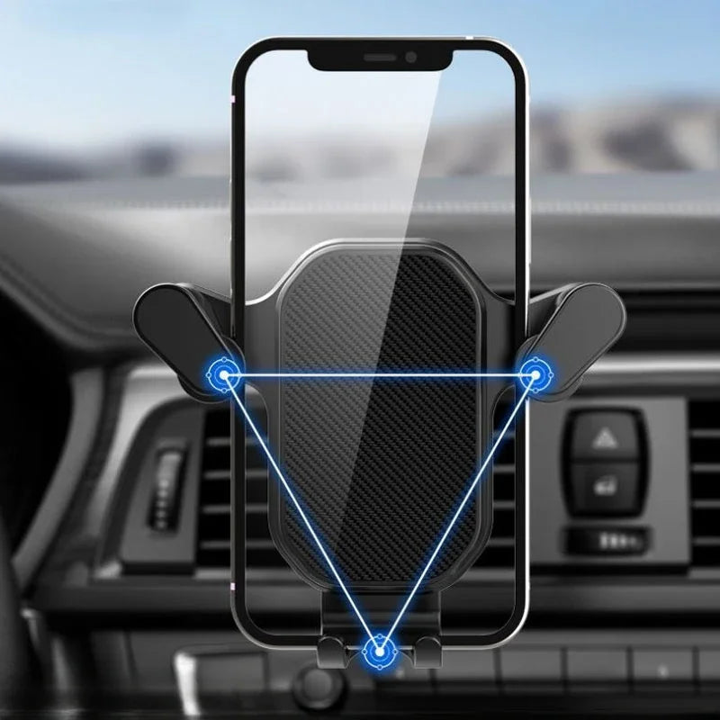 Universal Car Phone Holder – 360° Rotation & Stable Mount