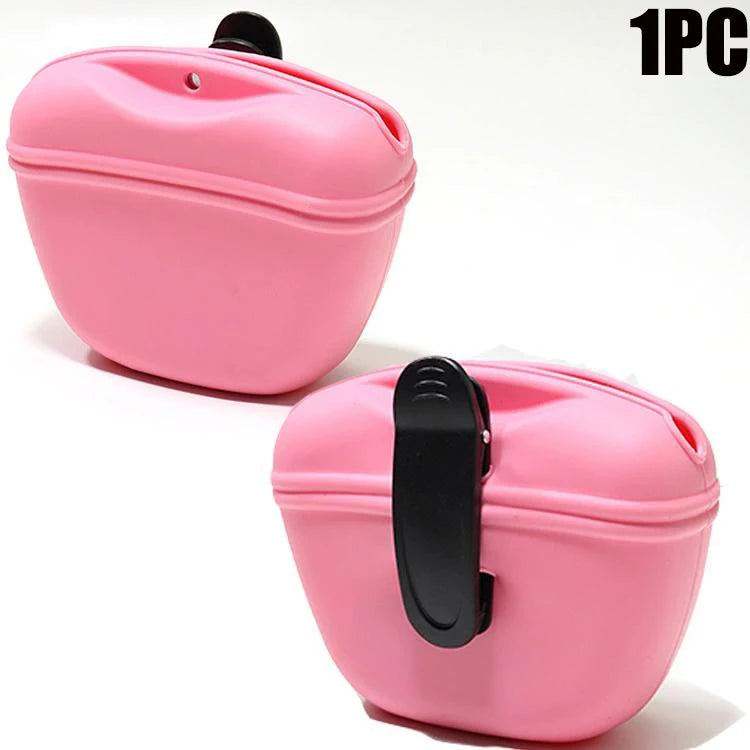 Bolsa de cintura para perros – Bolsa portátil para golosinas, entrenamiento, snacks y recompensas