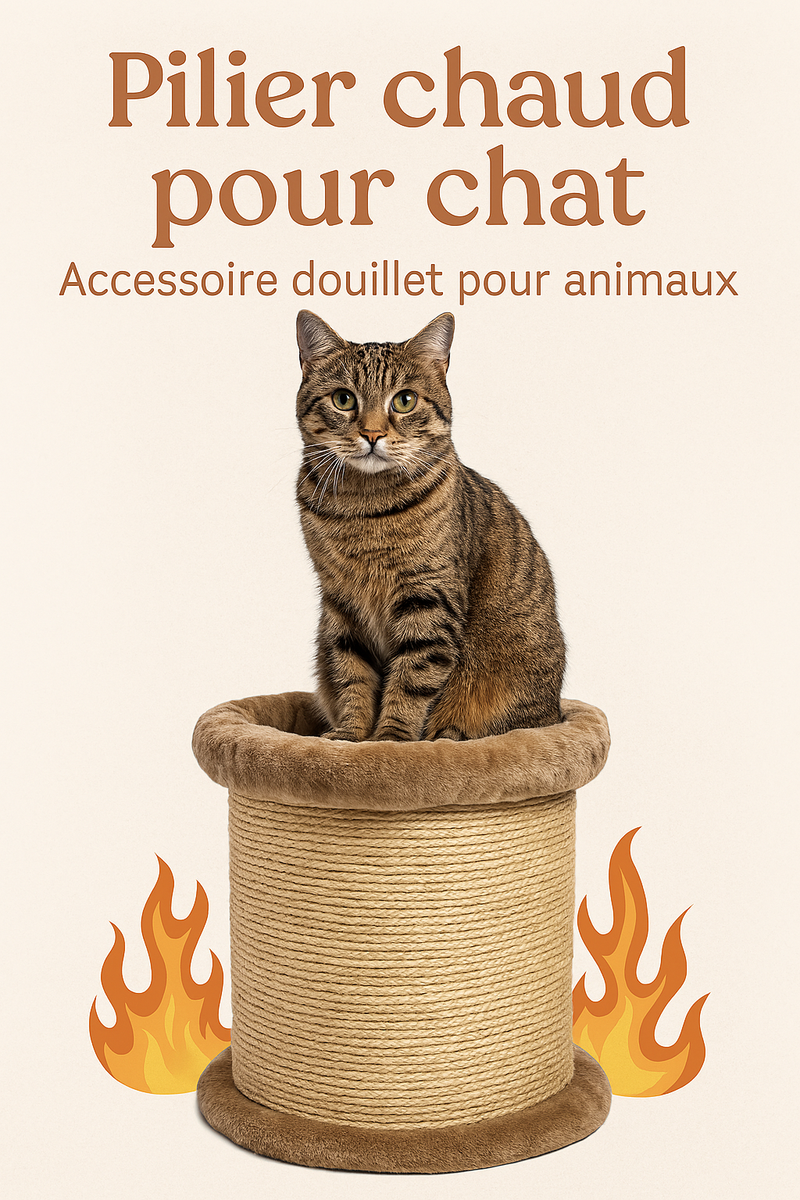 Floraya Heated Cat Pillar – Cozy Accessory for Pets