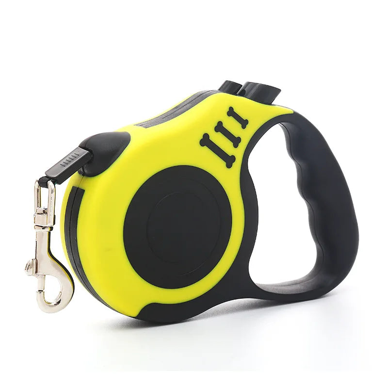 Retractable Dog Leash – 3 m / 5 m, Durable Nylon, Comfortable Handle, for Small and Medium Dogs