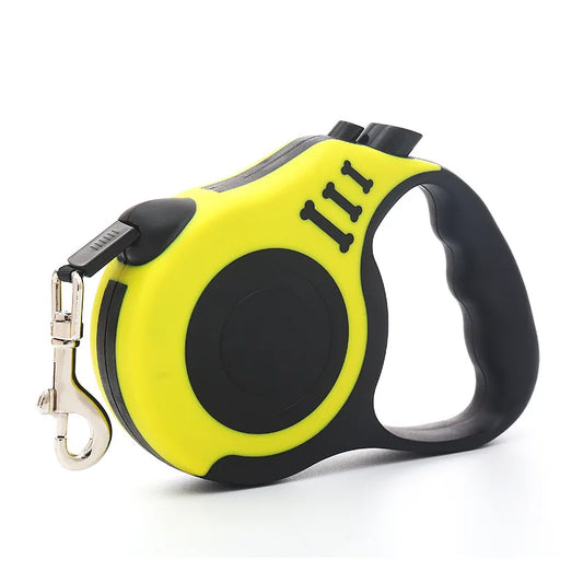 Retractable Dog Leash – 3 m / 5 m, Durable Nylon, Comfortable Handle, for Small and Medium Dogs