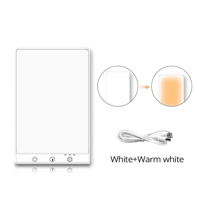 SAD Light Therapy Lamp – 10,000 Lux, USB, Winter Blues Relief