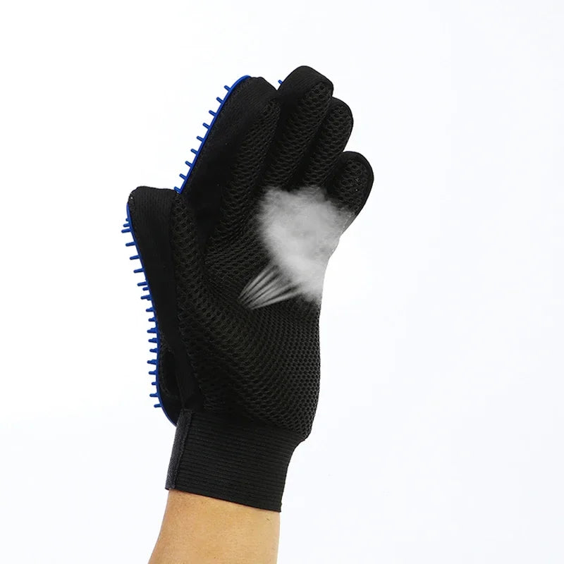 Silicone Grooming Glove for Pets – Soft Brush and Hair Remover for Dogs and Cats