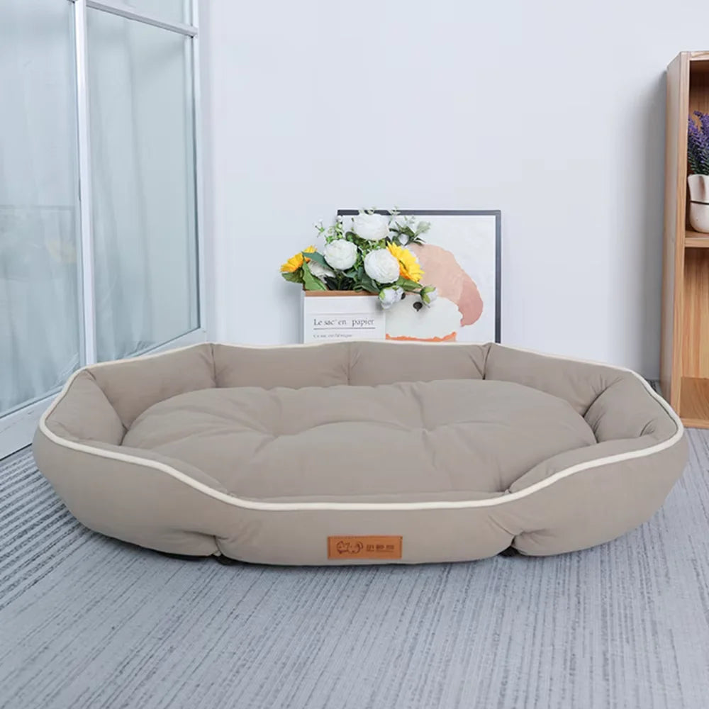 Large Pet Sofa – Cozy Bed for Dogs and Cats, Corduroy, Warm and Washable Cushion