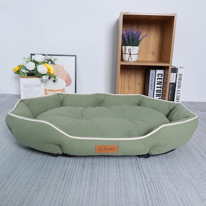 Large Pet Sofa – Cozy Bed for Dogs and Cats, Corduroy, Warm and Washable Cushion