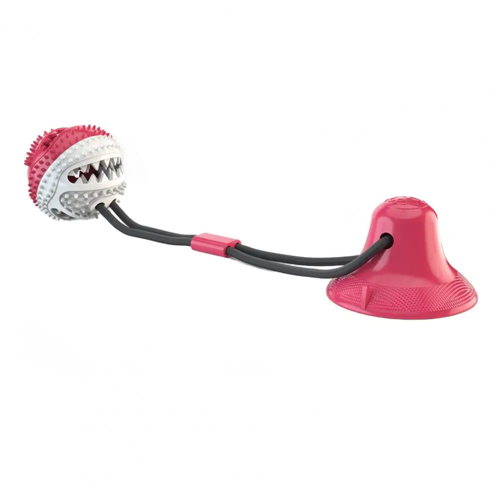 Dog Chew Toy – Interactive Rope, Suction Cup, Treat-Dispensing Ball, Dental Care