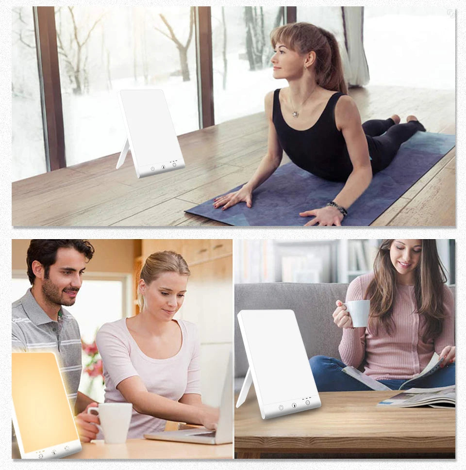 SAD Light Therapy Lamp – 10,000 Lux, USB, Winter Blues Relief