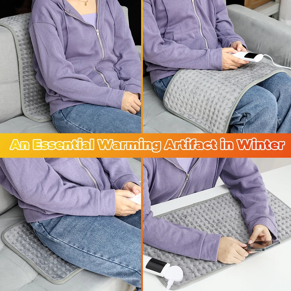 Soft Multifunctional Heating Cushion – Back, Legs, Hands, Office & Home