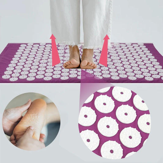 Points Massage Mat & Pillow – Natural Anti-Stress Relaxation