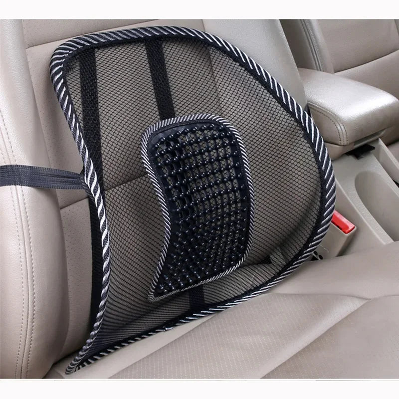Lumbar Mesh Cushion with Massage – Comfort & Support for Car, Office & Home