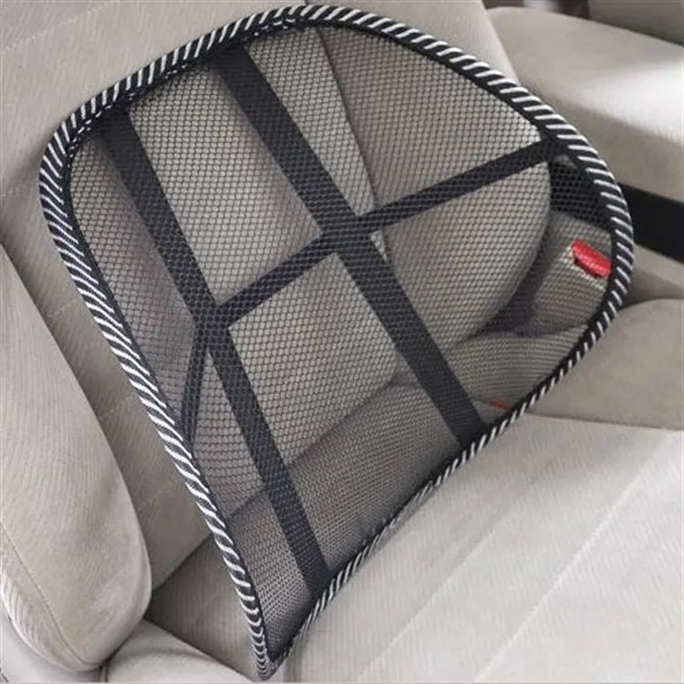 Lumbar Mesh Cushion with Massage – Comfort & Support for Car, Office & Home