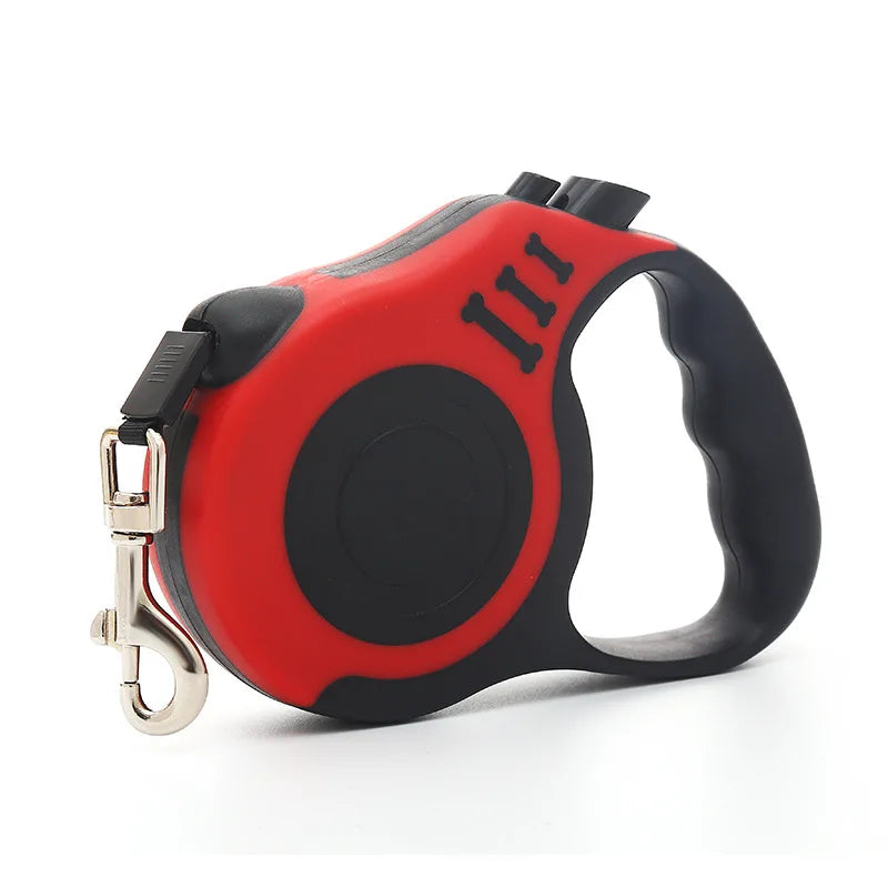 Retractable Dog Leash – 3 m / 5 m, Durable Nylon, Comfortable Handle, for Small and Medium Dogs