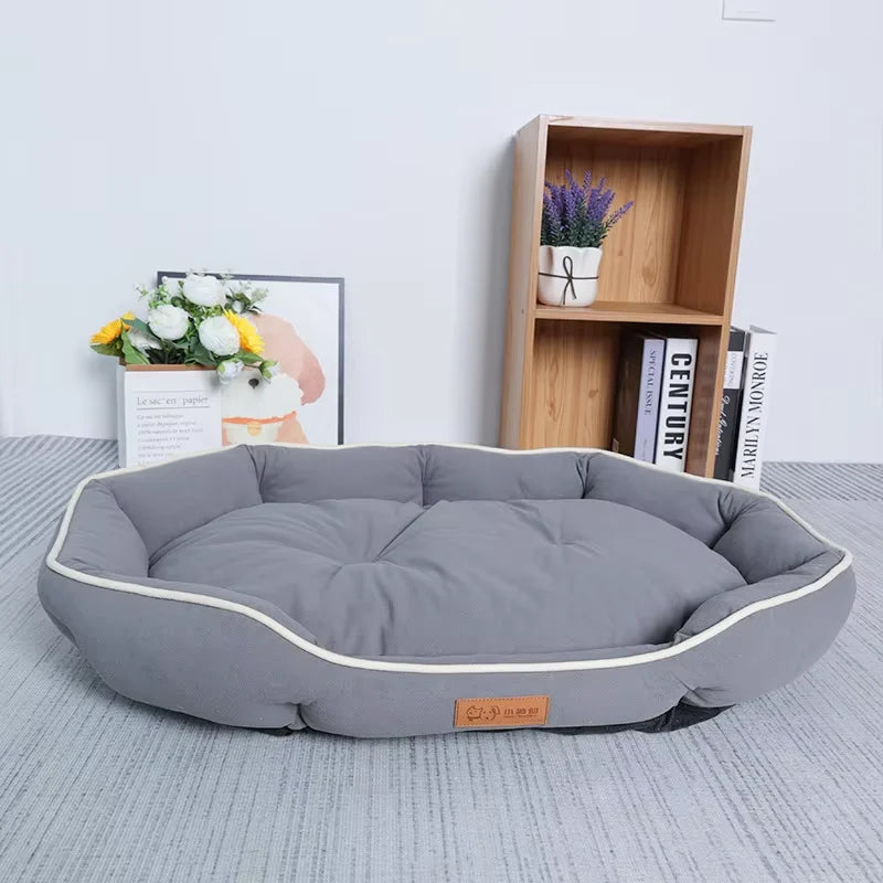 Large Pet Sofa – Cozy Bed for Dogs and Cats, Corduroy, Warm and Washable Cushion