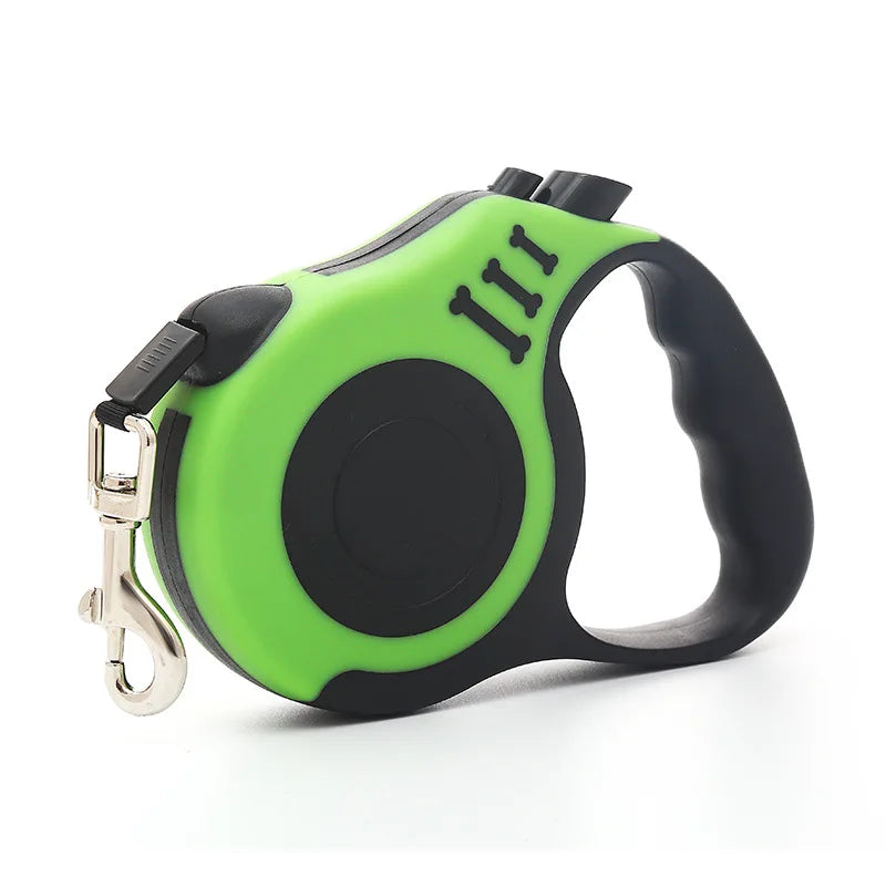Retractable Dog Leash – 3 m / 5 m, Durable Nylon, Comfortable Handle, for Small and Medium Dogs