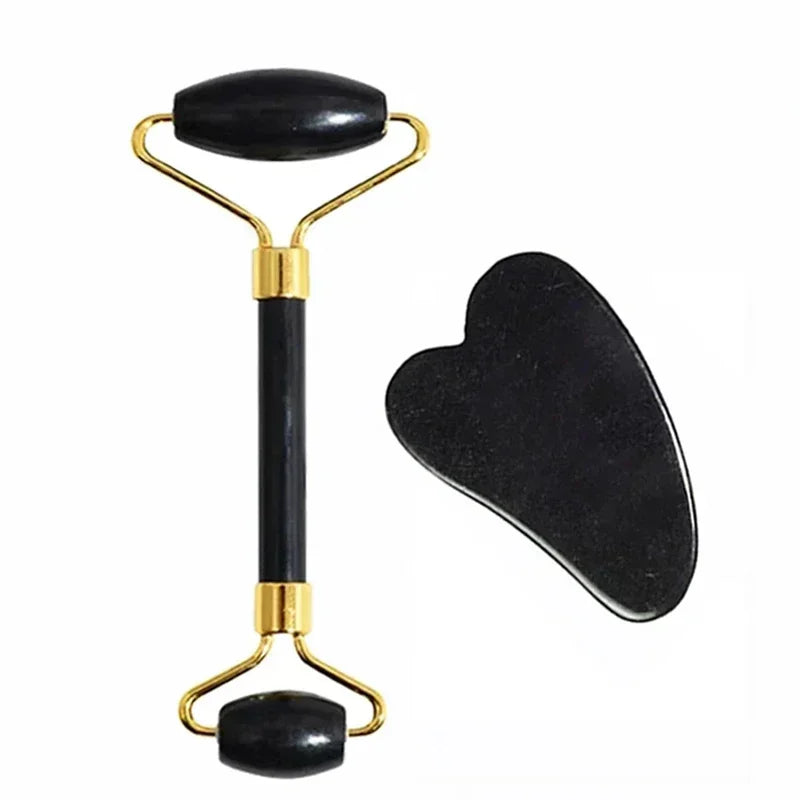 Natural Jade Roller & Gua Sha – Anti-Wrinkle Facial Massage, Skin Care & Relaxation