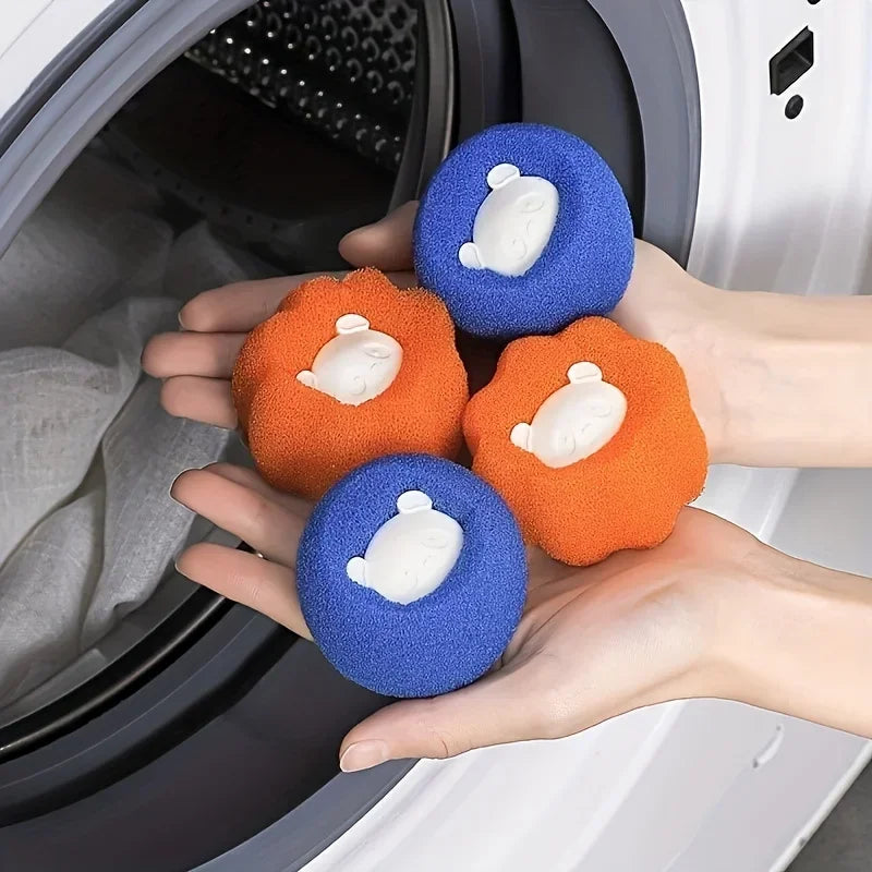 Pet Hair Removal Sponges – Reusable, Washable & Dryer-Friendly, Time-Saving, Flexible for Clothes & Cat Hair