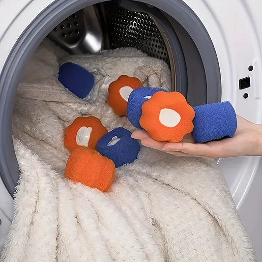 Pet Hair Removal Sponges – Reusable, Washable & Dryer-Friendly, Time-Saving, Flexible for Clothes & Cat Hair