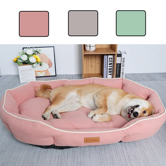 Large Pet Sofa – Cozy Bed for Dogs and Cats, Corduroy, Warm and Washable Cushion