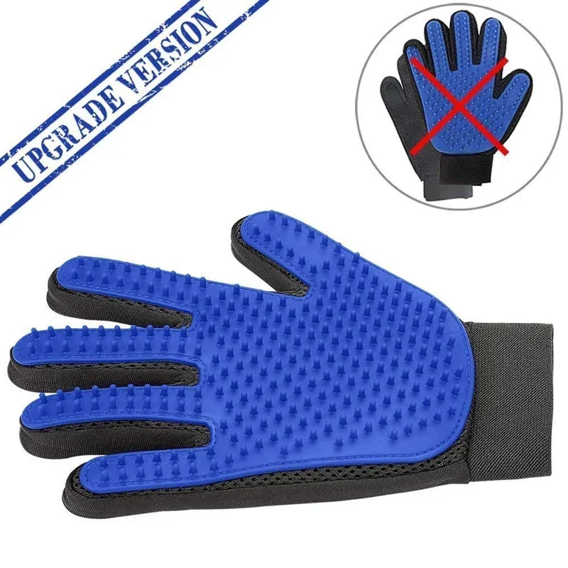 Silicone Grooming Glove for Pets – Soft Brush and Hair Remover for Dogs and Cats
