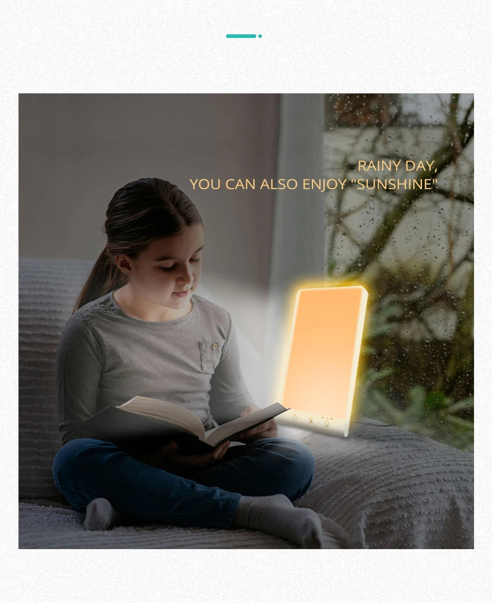 SAD Light Therapy Lamp – 10,000 Lux, USB, Winter Blues Relief
