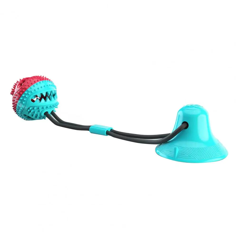 Dog Chew Toy – Interactive Rope, Suction Cup, Treat-Dispensing Ball, Dental Care