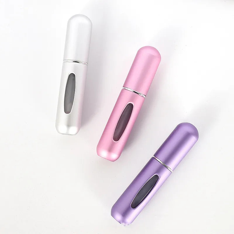 5ml Perfume Refill Bottle, Mini Portable Refillable Spray, Perfume Pump, Empty Cosmetic Containers, Atomizer for Travel Use