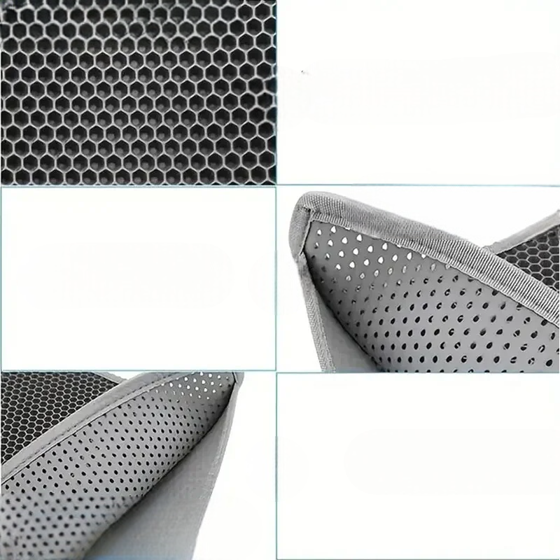 Tappeto per lettiera antiscivolo per gatti – doppio strato grande, impermeabile e resistente all’usura