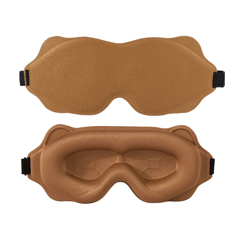 Maschera per dormire 3D blocca luce – Maschera morbida e imbottita per gli occhi | Slaapmasker confortevole, fascia aiuto per il sonno, patch per occhi