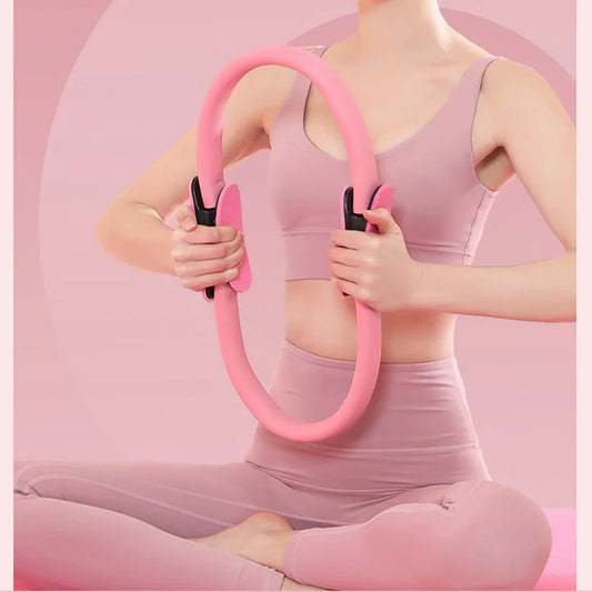 Yoga Pilates Magic Circle Ring for Women – Resistance Ring for Home Workouts, Back Strengthening, Slimming Legs, Postpartum Shaping and Pelvic Floor Muscle Training