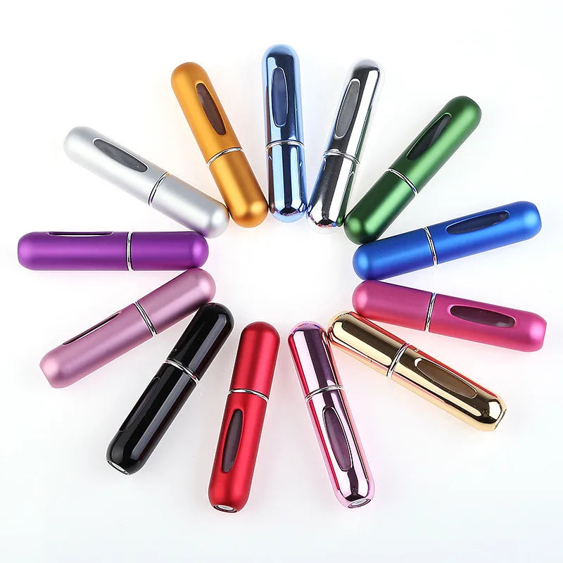 5ml Perfume Refill Bottle, Mini Portable Refillable Spray, Perfume Pump, Empty Cosmetic Containers, Atomizer for Travel Use