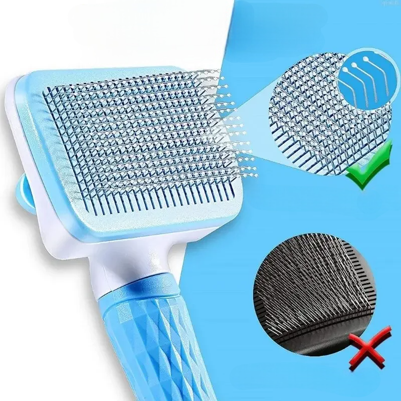 Spazzola depilatoria per cani e gatti – pettine da toelettatura per peli lunghi, rimozione efficace dei peli, spazzola da bagno per animali