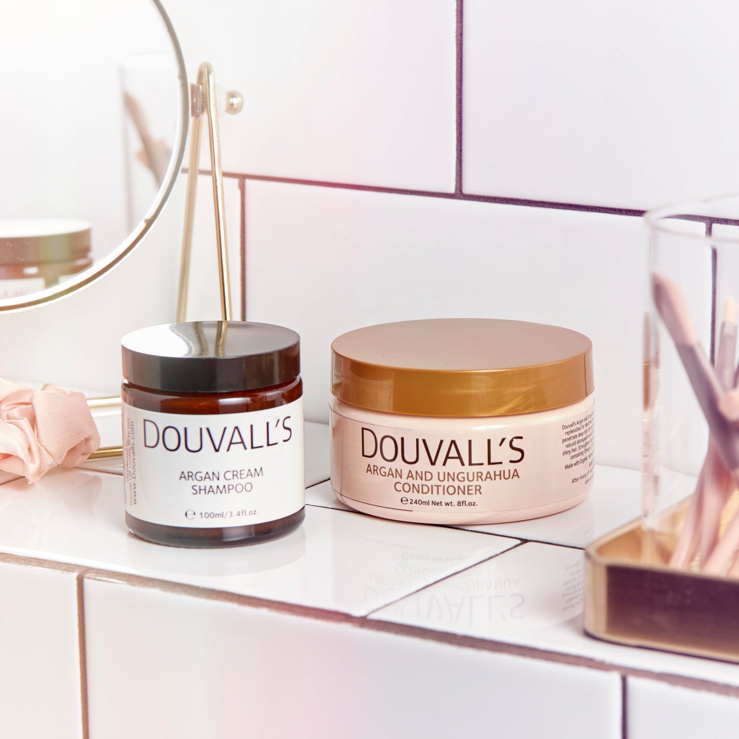 Argan Eco Haircare Set – Natural Shampoo &amp; Conditioner, Silicone-Free, Paraben-Free, Sulfate-Free