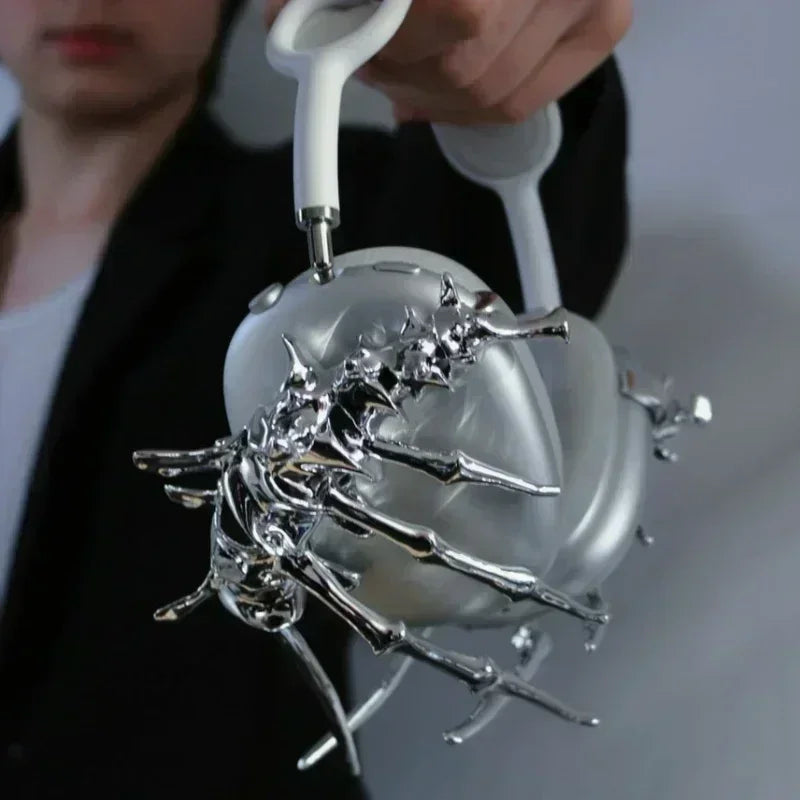 Custodia AirPods Max Originale – Cover 3D Space Alien in Resina | Protezione Premium & Design Unico