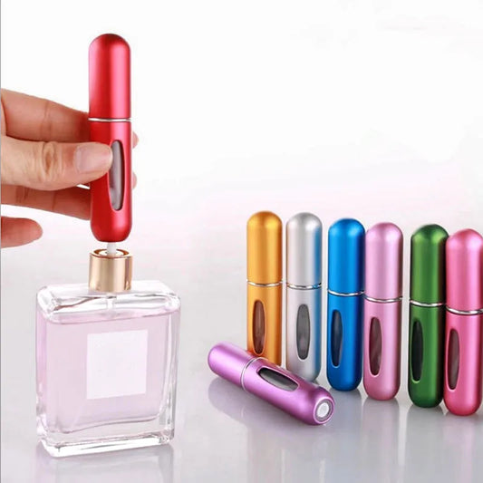 5ml Perfume Refill Bottle, Mini Portable Refillable Spray, Perfume Pump, Empty Cosmetic Containers, Atomizer for Travel Use