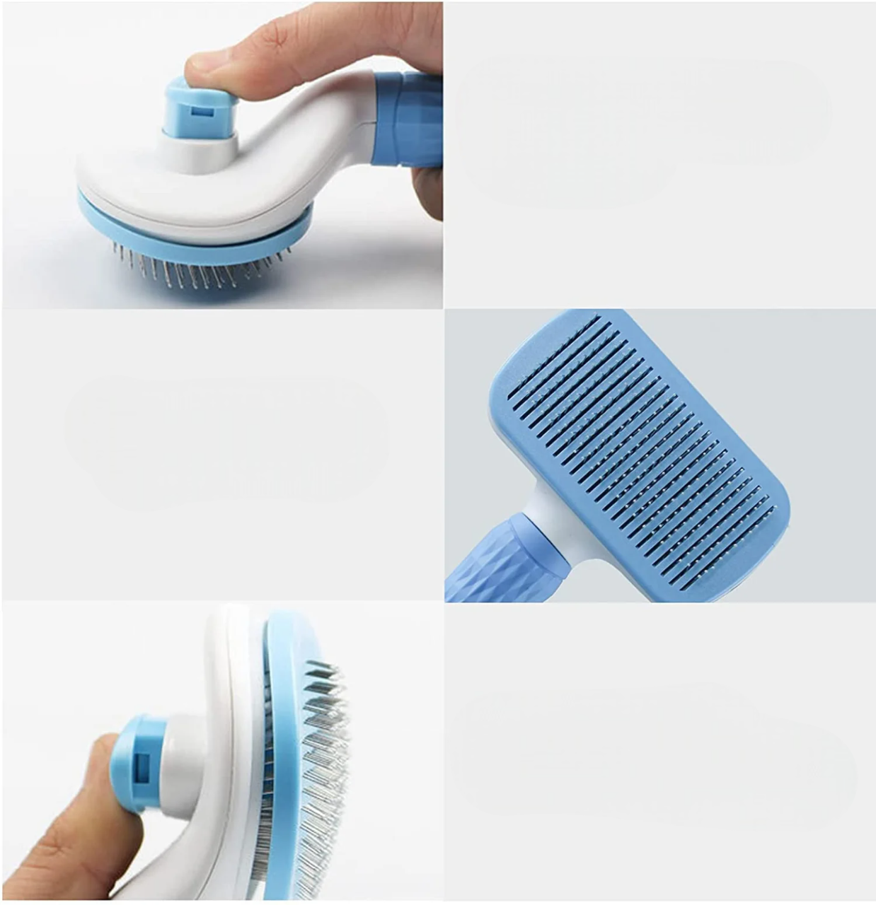 Spazzola depilatoria per cani e gatti – pettine da toelettatura per peli lunghi, rimozione efficace dei peli, spazzola da bagno per animali