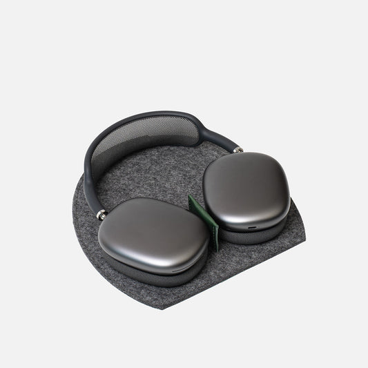 Felt AirPods Max Rest Station 2.0 – Supporto in feltro di lana Merino con inserti in pelle