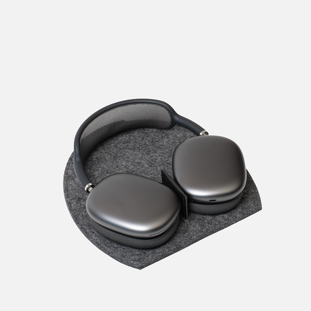 Felt AirPods Max Rest Station 2.0 – Supporto in feltro di lana Merino con inserti in pelle