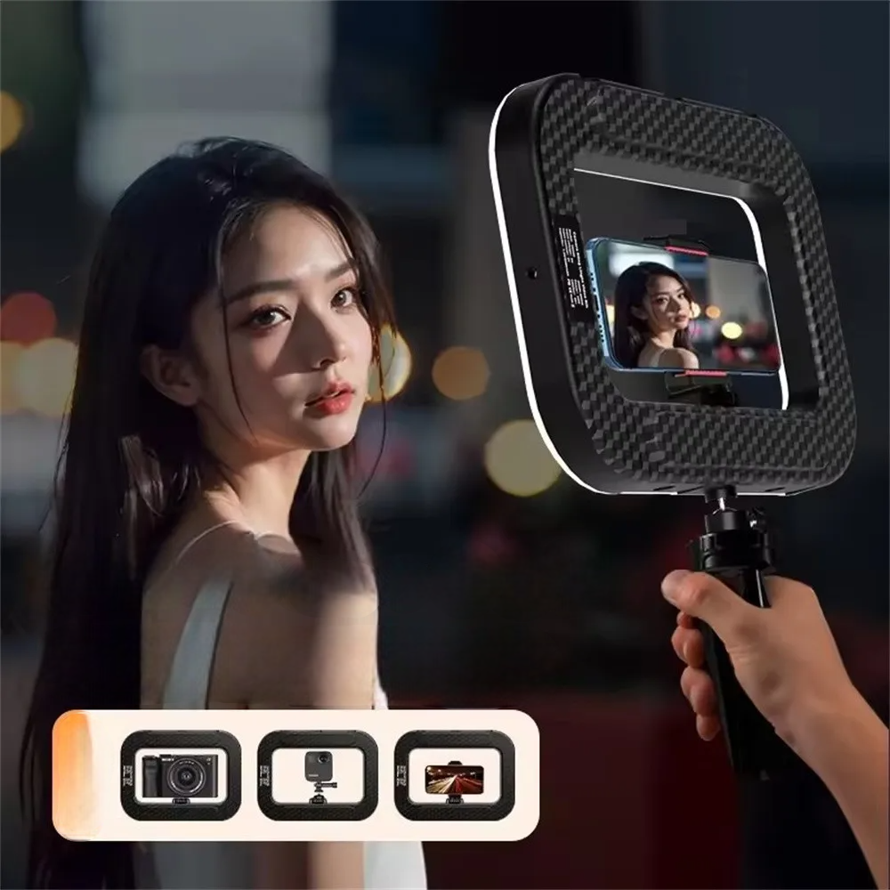 Anello LED portatile – luce ricaricabile per selfie, streaming, fotografia e scrivania