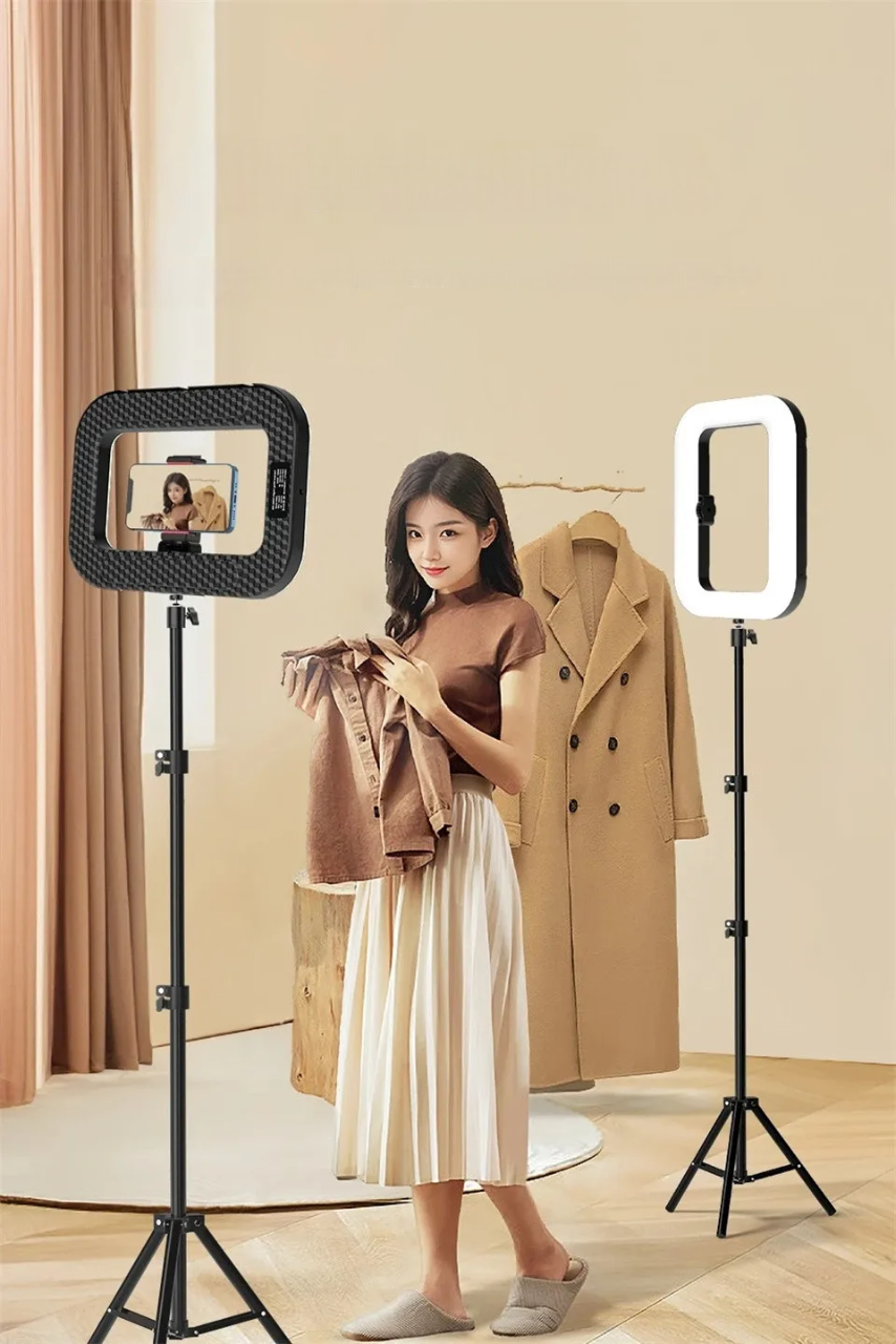 Anello LED portatile – luce ricaricabile per selfie, streaming, fotografia e scrivania