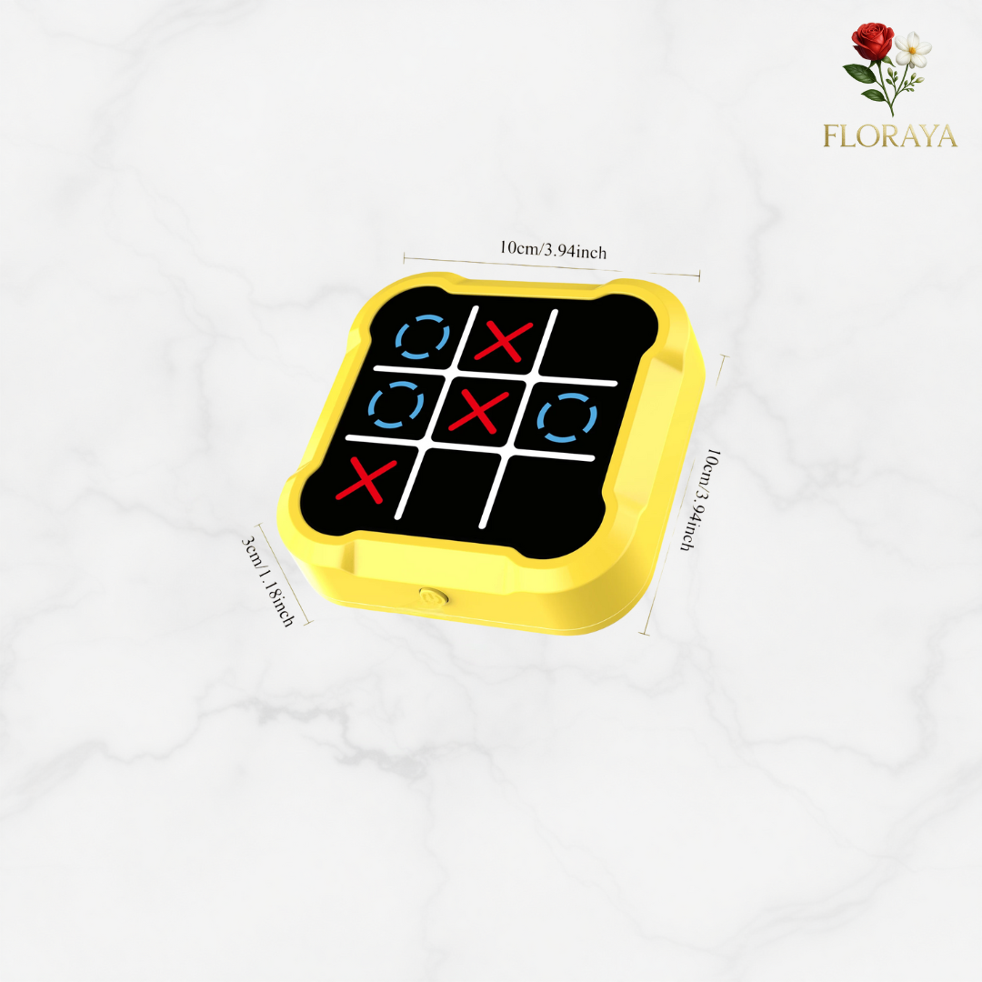 Gioco da tavolo Tic-Tac-Toe per bambini e adulti – Puzzle Montessori, Gioco degli scacchi e Gioco da tavolo portatile