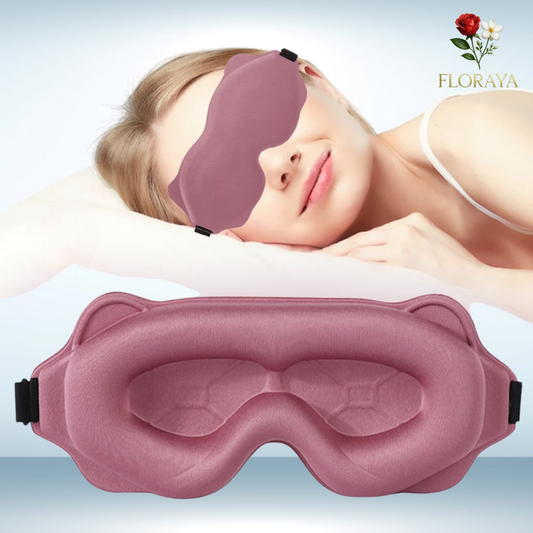 Maschera per dormire 3D blocca luce – Maschera morbida e imbottita per gli occhi | Slaapmasker confortevole, fascia aiuto per il sonno, patch per occhi